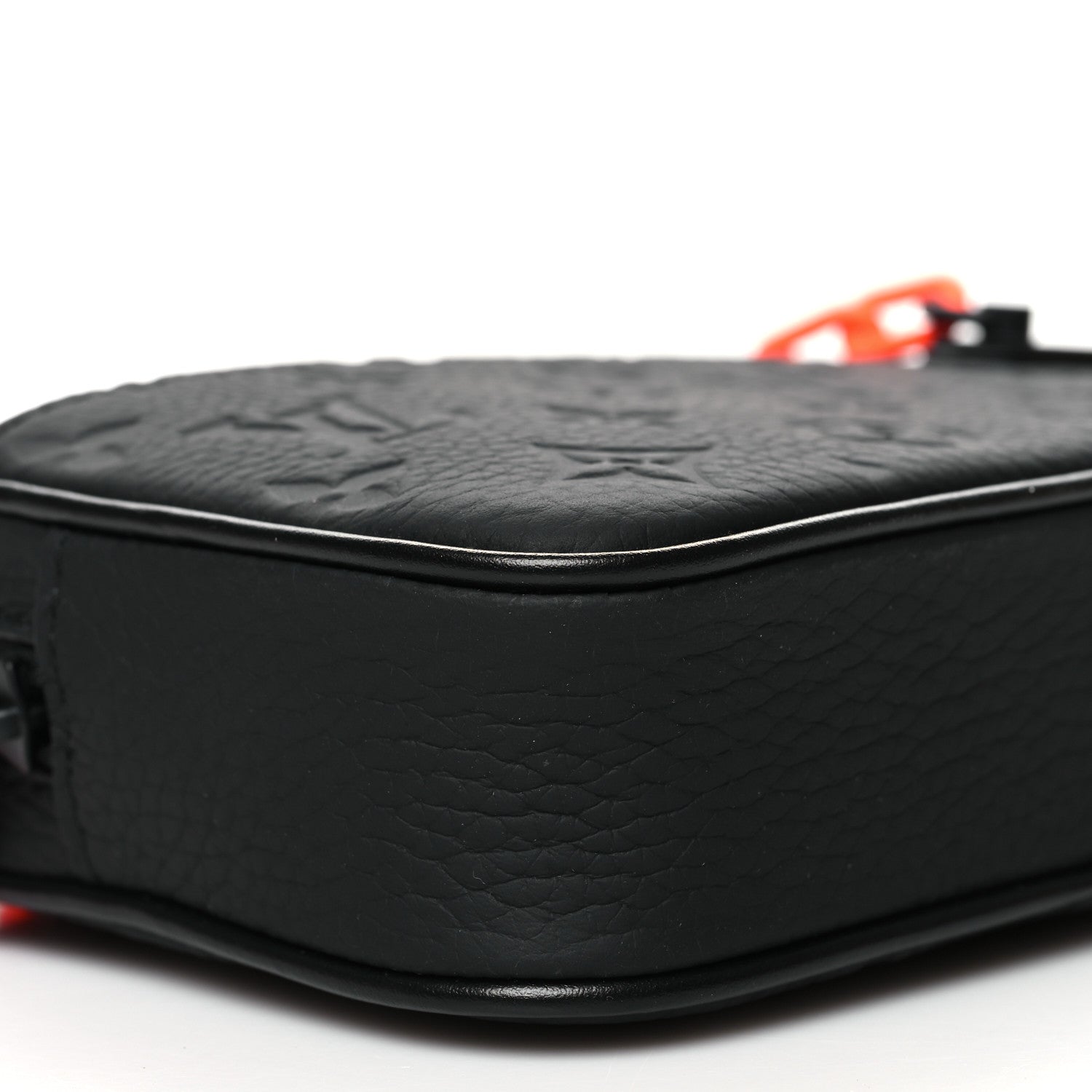 Louis Vuitton Taurillon Monogram Uniformes Solar Ray Soft Pochette Volga Belt Bag Black 8 of 10
