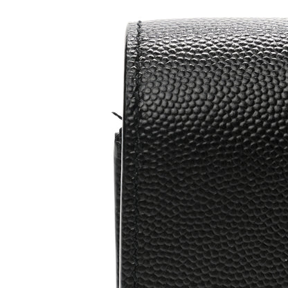 Saint Laurent Grain De Poudre Classic Monogram Kate Clutch Black 7 of 7