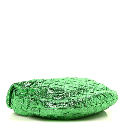 Bottega Veneta Metallic Nappa Intrecciato Mini Jodie Parakeet 4 of 11