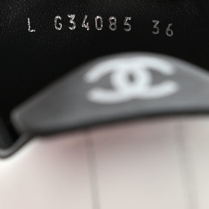 Chanel Calfskin CC Sneakers 36 White 7 of 11