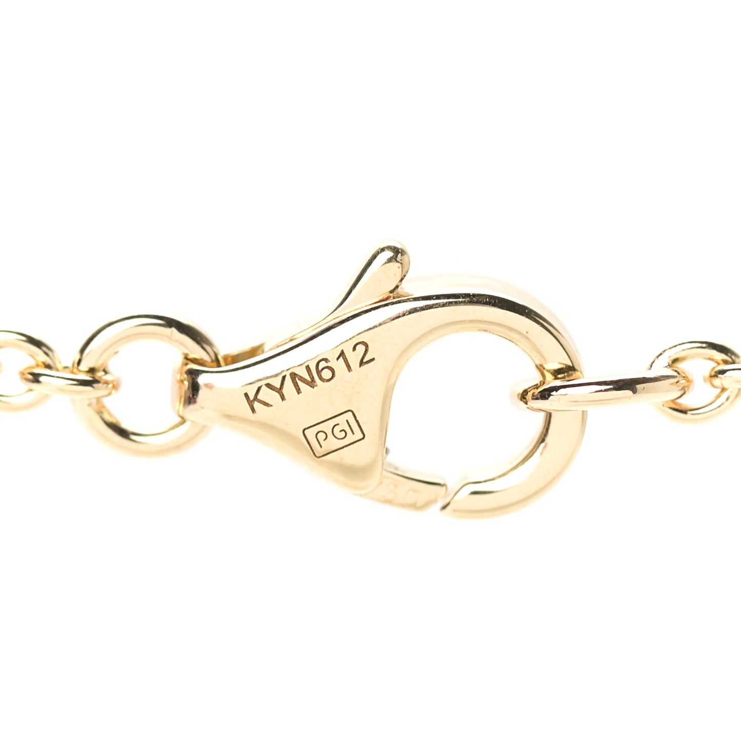 18K Yellow Gold Interlocking LOVE Necklace