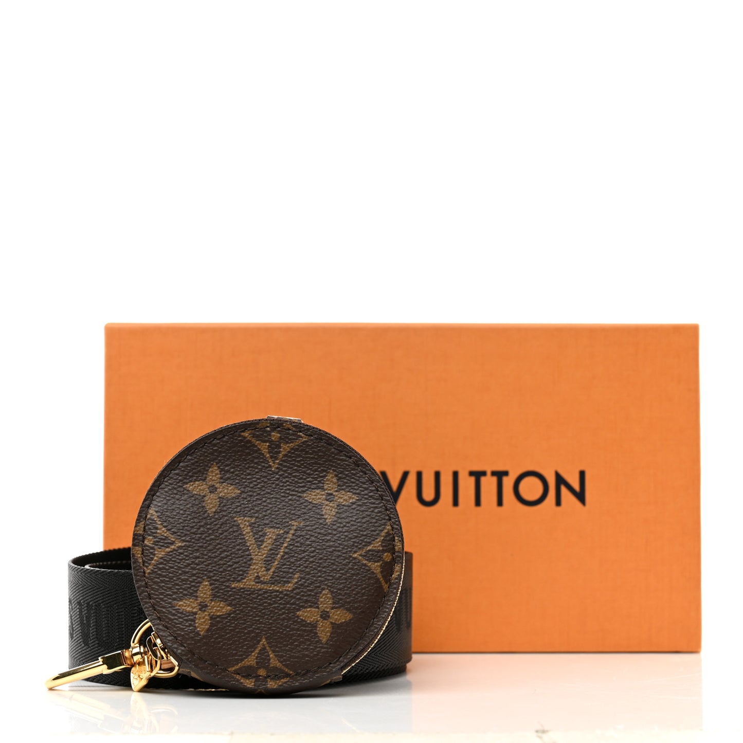 Monogram Multi Pochette Accessories Bandouliere Shoulder Strap Black