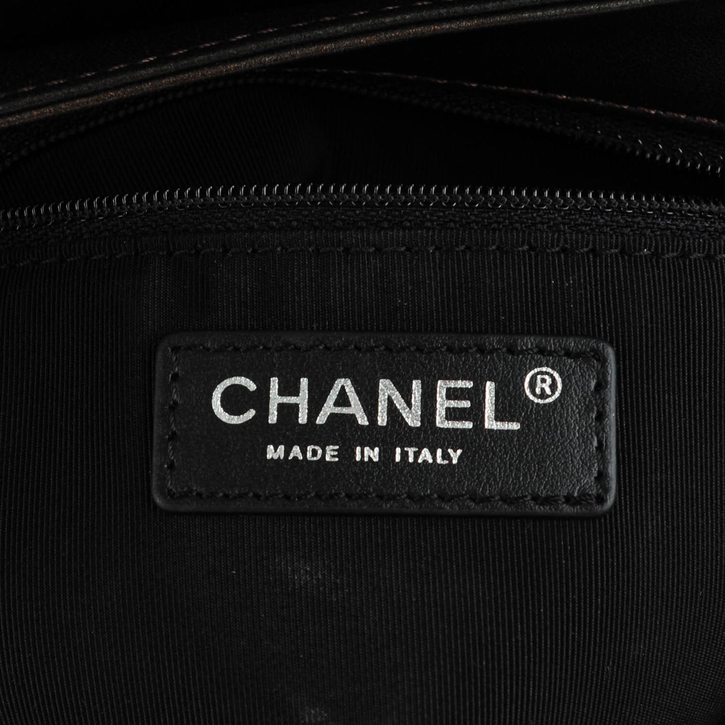 Metallic Goatskin Quilted Small Rock In Rome Flap Charcoal