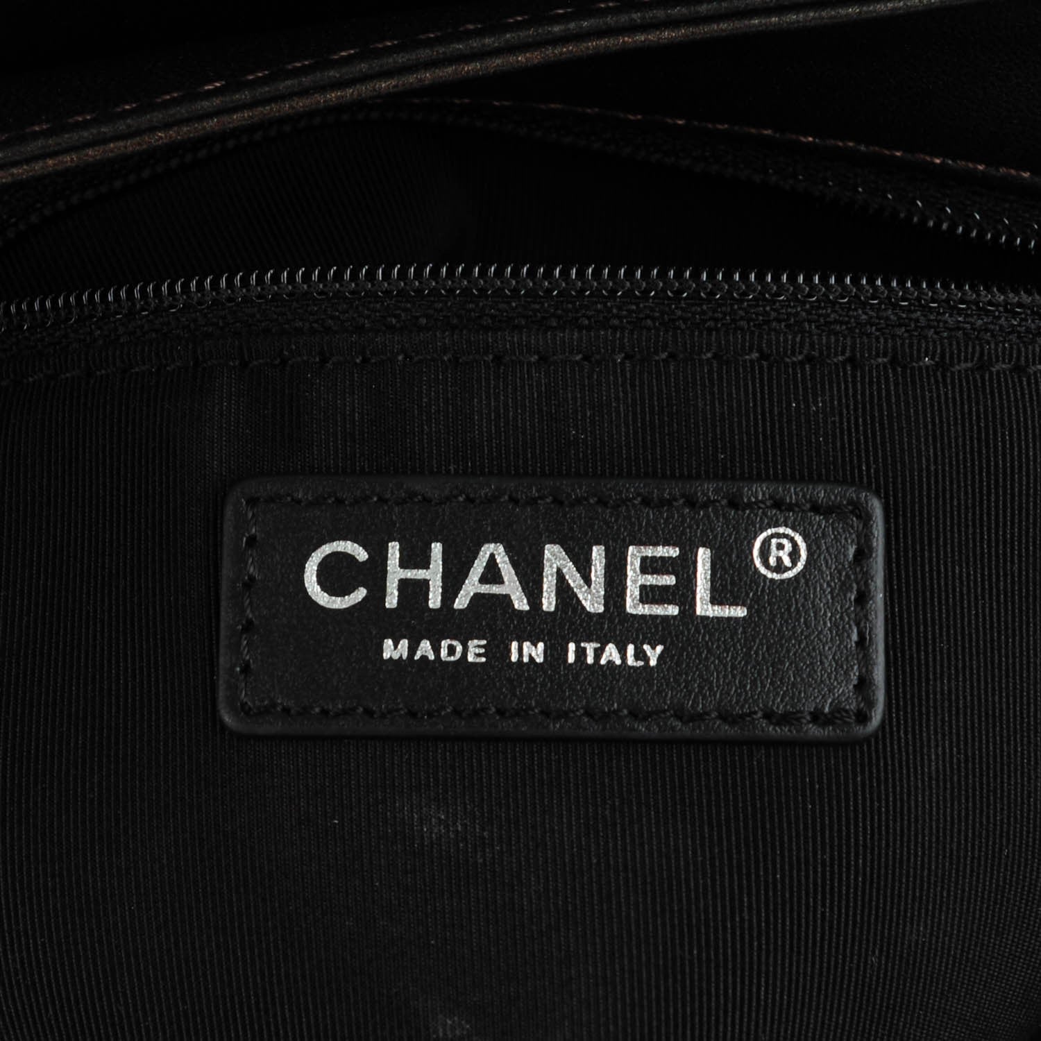 Chanel Metallic Goatskin Quilted Small Rock In Rome Flap Charcoal 7 of 8