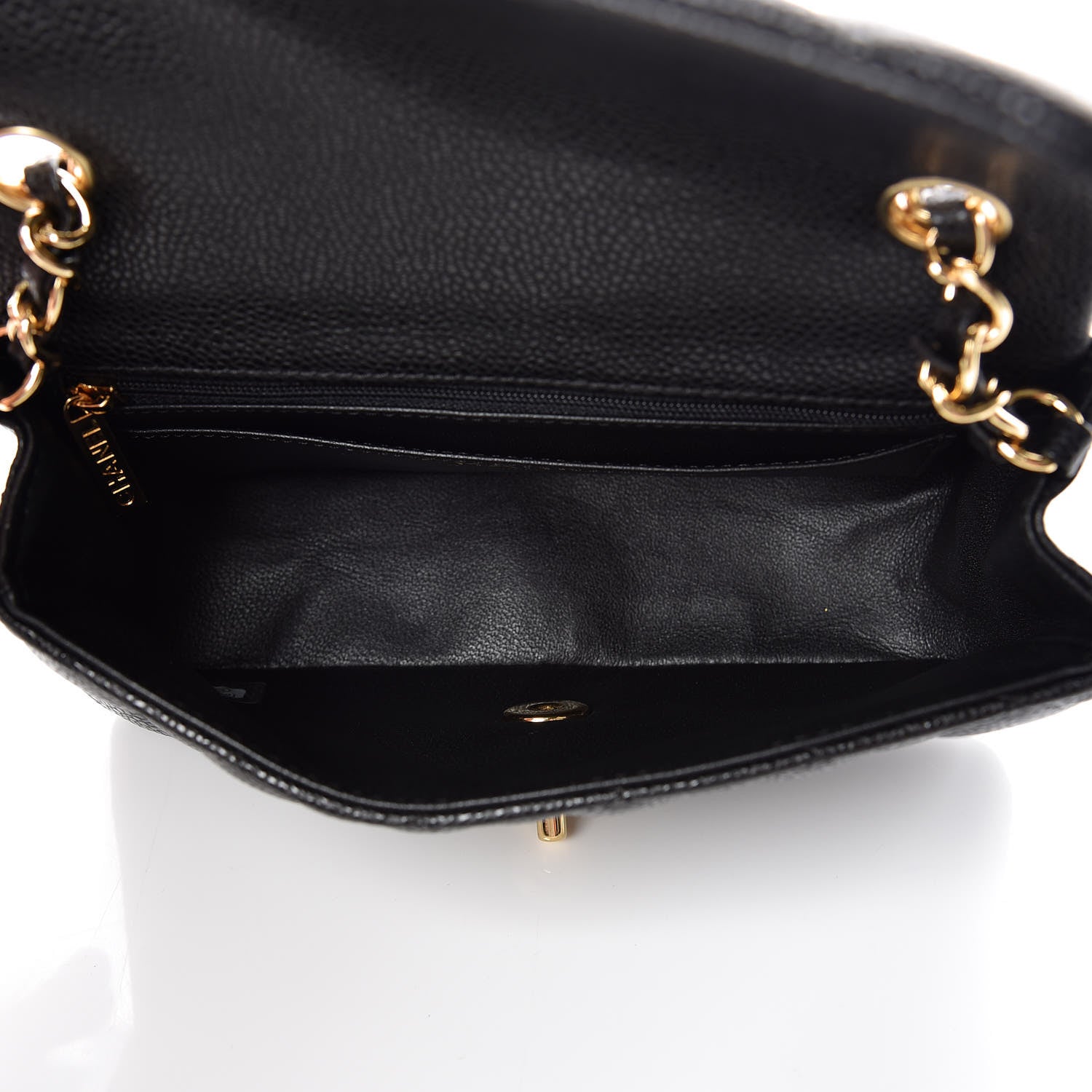Chanel Caviar Quilted Mini Rectangular Flap Black 5 of 9