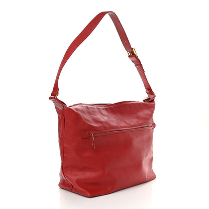 Chanel Caviar CC Hobo Red 2 of 9