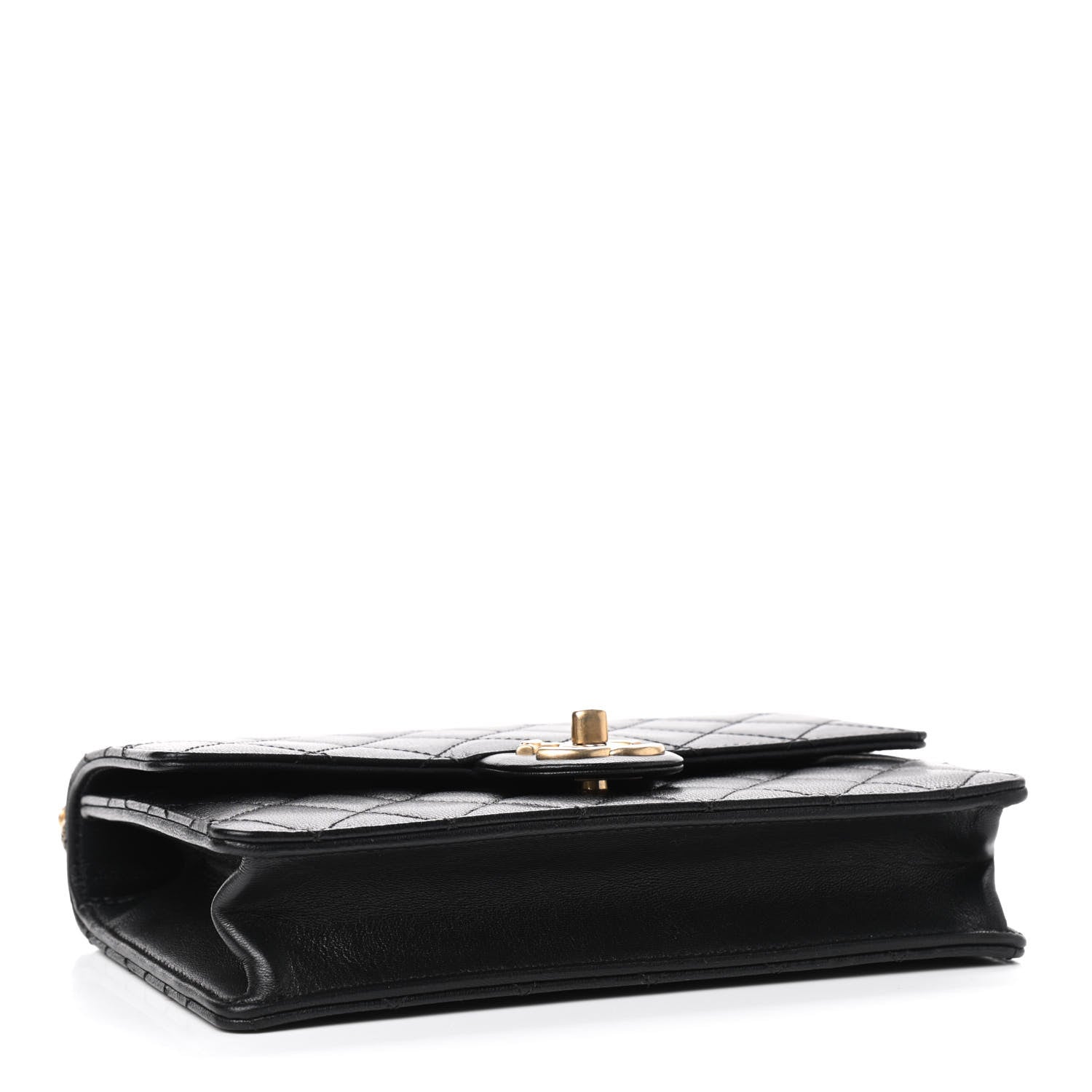Chanel Goatskin Quilted Small Chic Pearls Flap Black 3 of 8