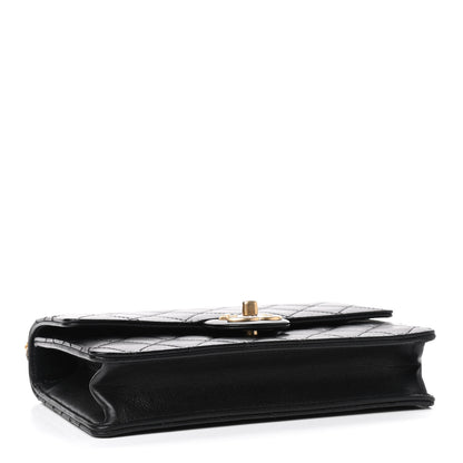 Chanel Goatskin Quilted Small Chic Pearls Flap Black 3 of 8