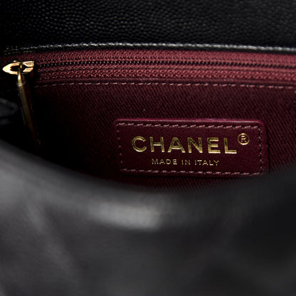 Chanel Caviar Quilted Mini Coco Handle Flap Black 7 of 8