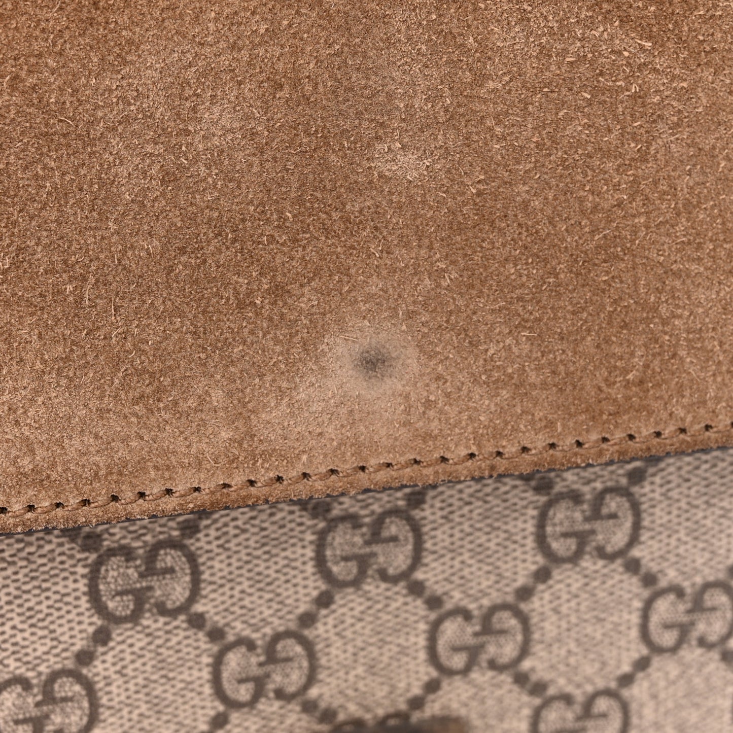 GG Supreme Monogram Mini Dionysus Shoulder Bag Taupe