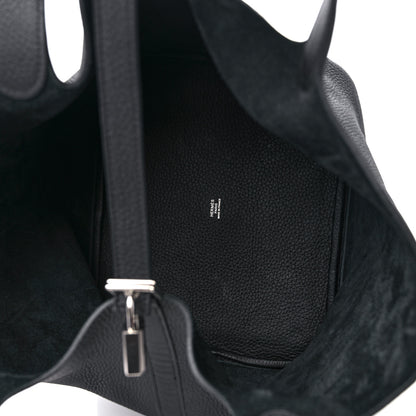 Hermes Taurillon Clemence Picotin Lock 26 GM Black 5 of 8