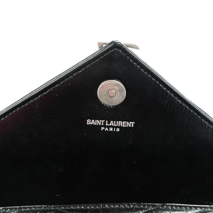 Saint Laurent Sheepskin Matelassé Monogram Classic Baby Punk Chain Bag Black 7 of 10