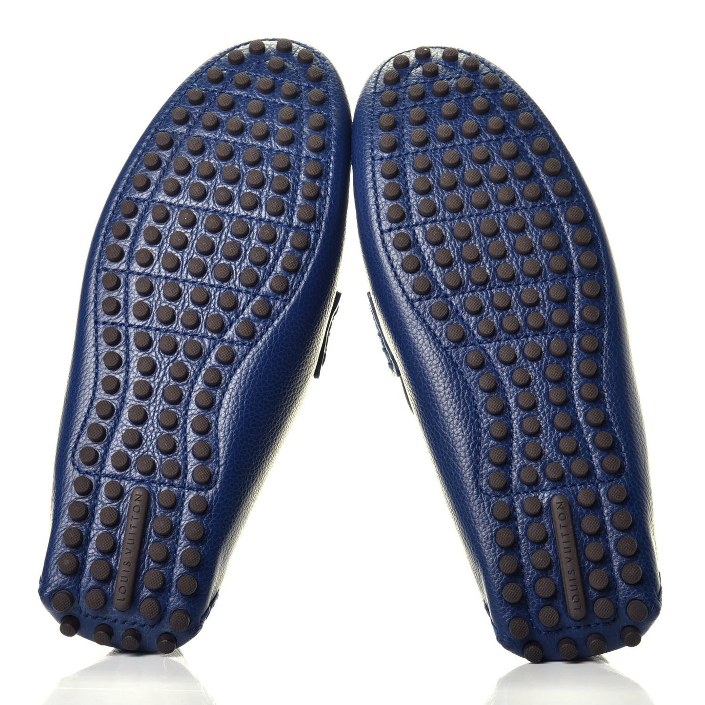 Mens Calfskin Hockenheim Moccasin Loafers 7 Navy