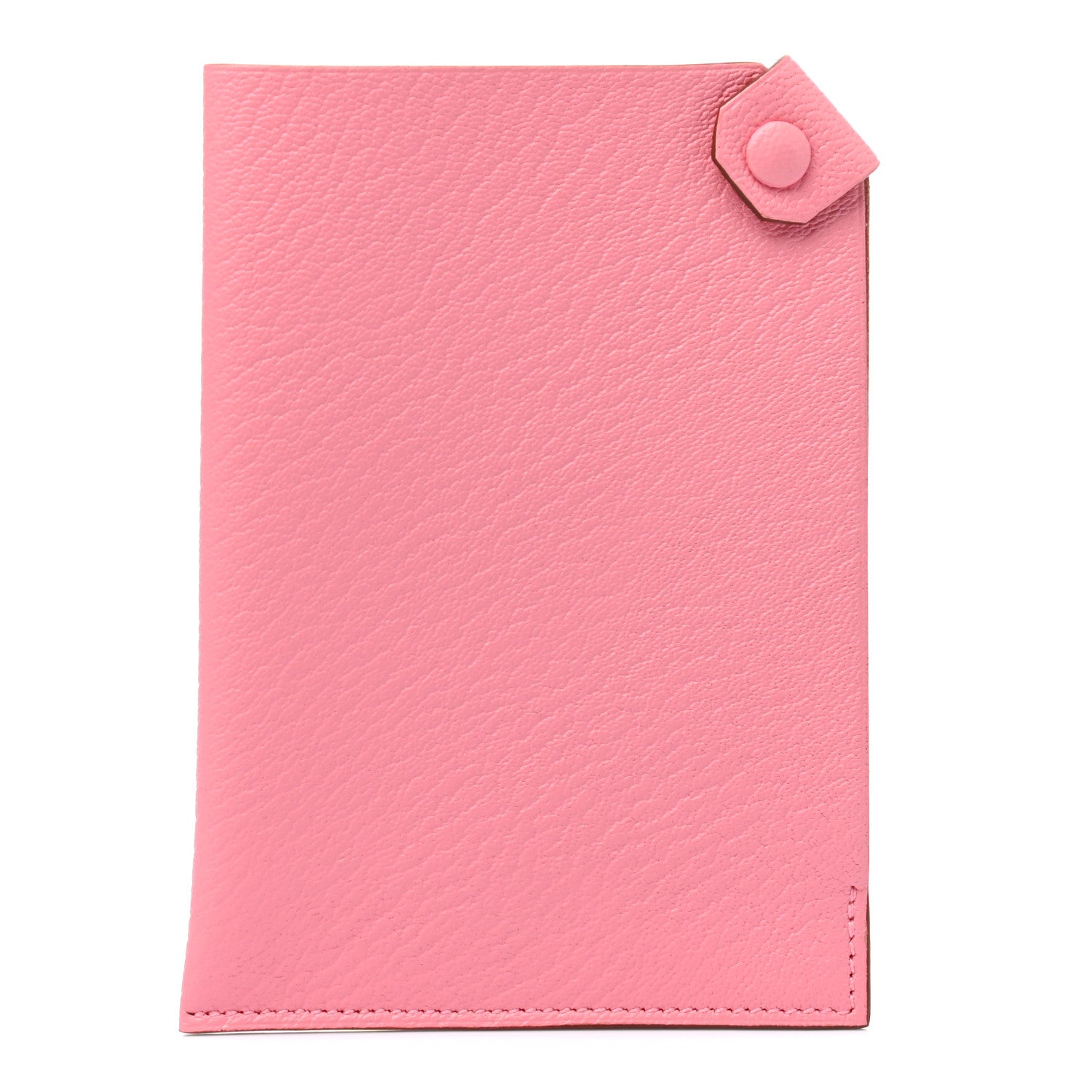 Hermes Chevre Mysore Tarmac PM Passport Holder Rose Confetti 1 of 7