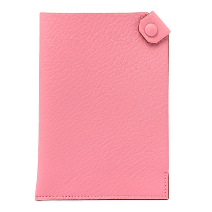 Hermes Chevre Mysore Tarmac PM Passport Holder Rose Confetti 1 of 7