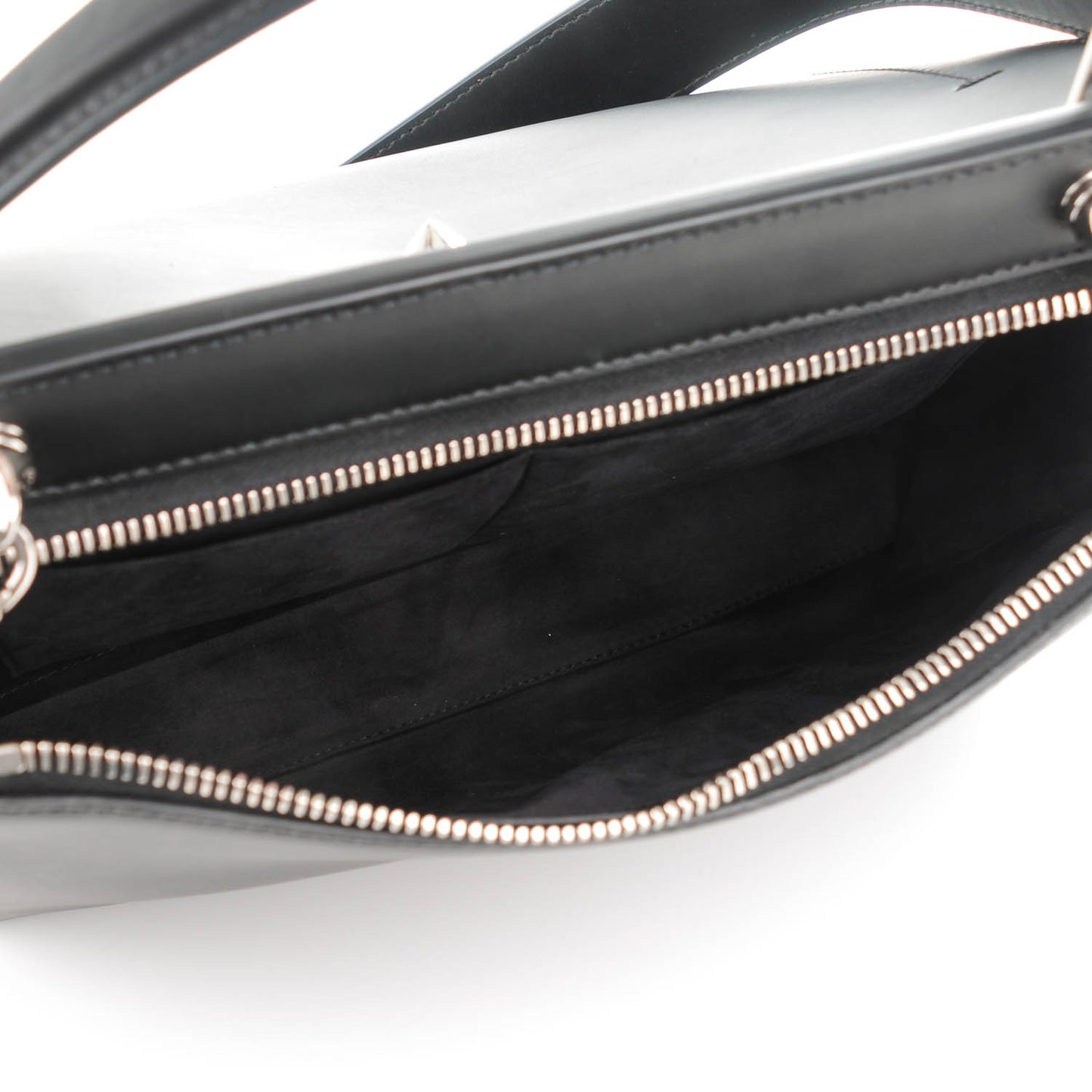 Vitello Baltico Dolce DotCom Satchel Black Blue Royal