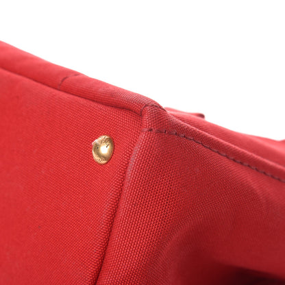 Prada Canapa Logo Shopping Tote Rosso 11 of 11