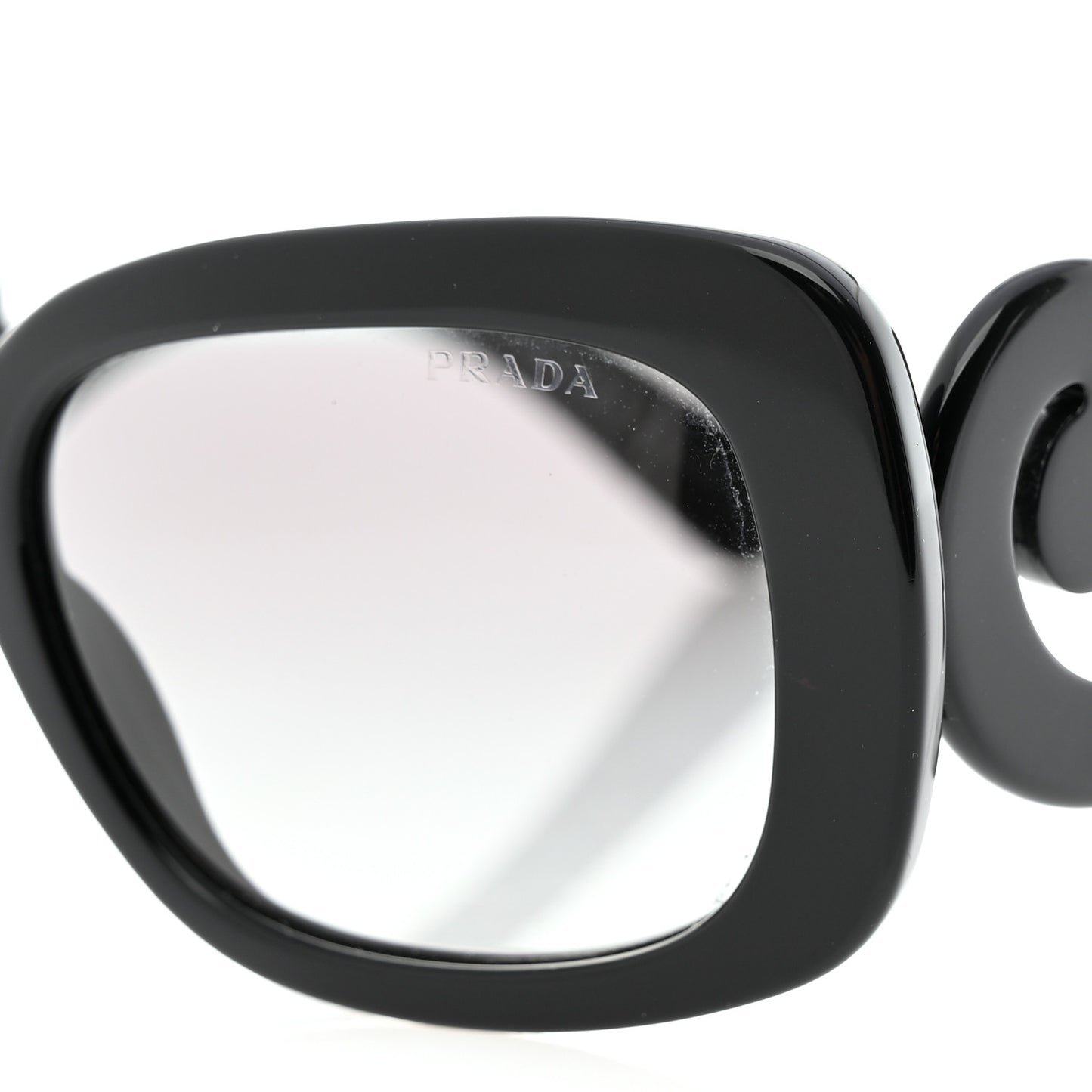 Acetate Baroque Sunglasses SPR 27O Black