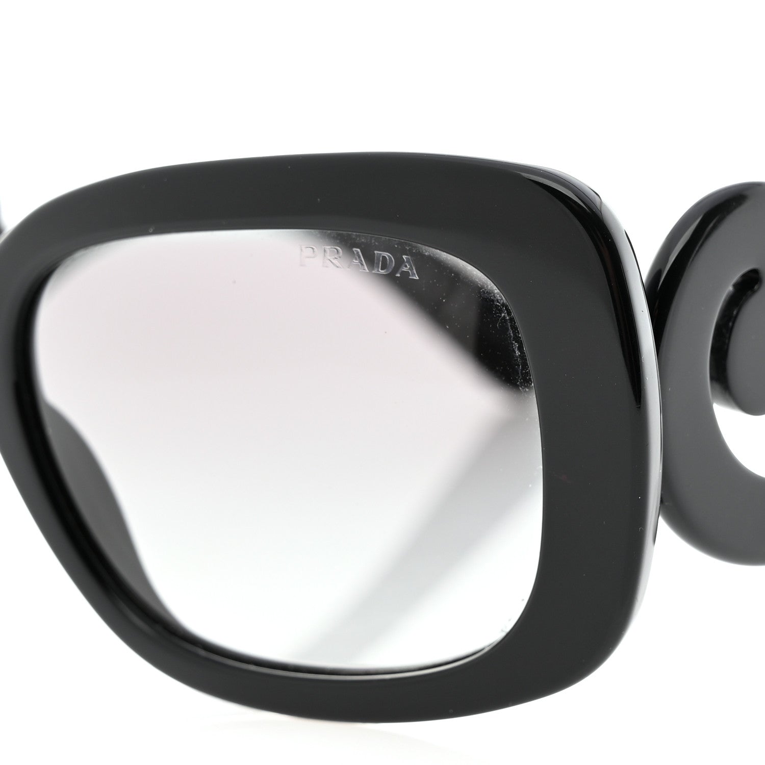 Prada Acetate Baroque Sunglasses SPR 27O Black 7 of 7