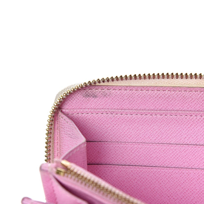 Louis Vuitton Monogram Multicolor Zippy Wallet White Litchi 8 of 9