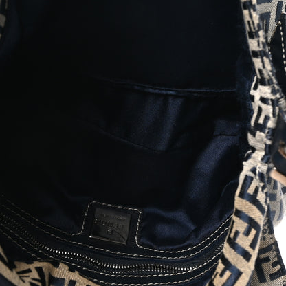 Fendi Zucchino Baguette Navy 5 of 9