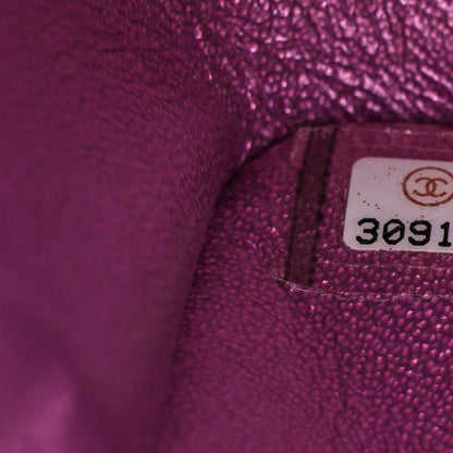 Chanel Iridescent Lambskin Quilted Mini Rectangular Flap Purple 7 of 10