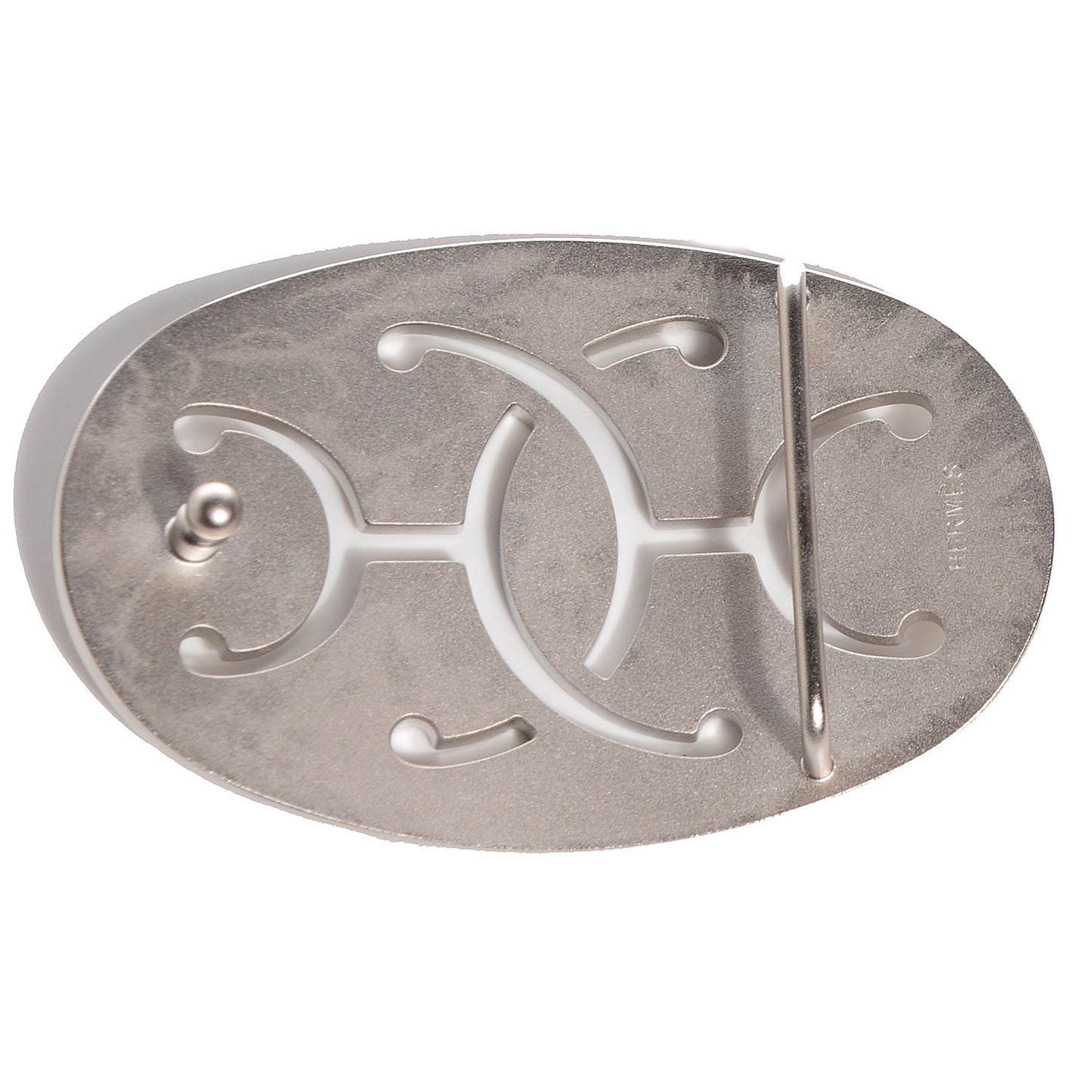 Brushed Palladium 32mm Philippine Belt Buckle