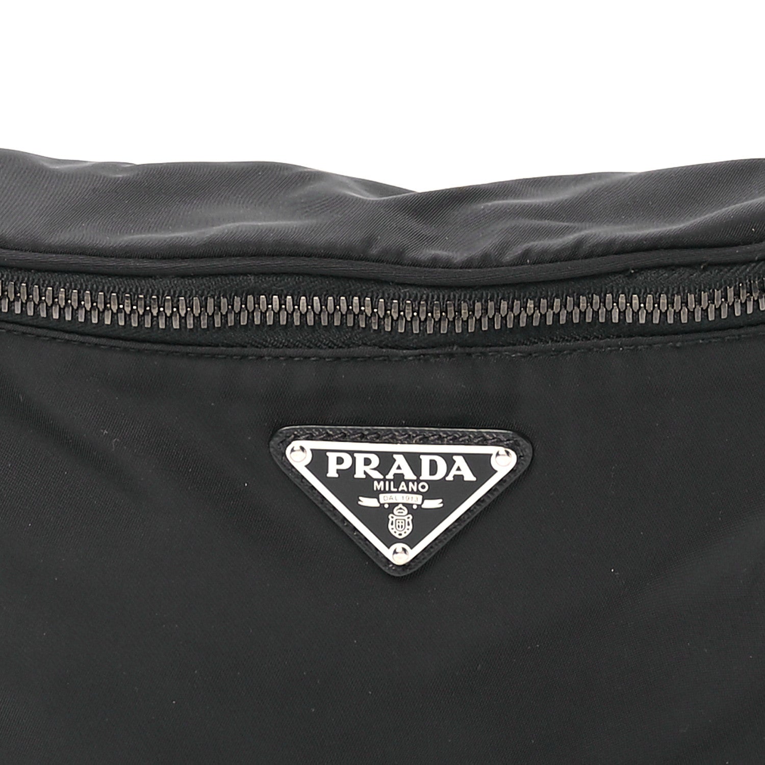 Prada Re-Nylon Saffiano Belt Bag Black 7 of 11