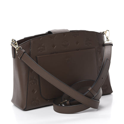 MCM Calfskin Ottomar Essential Crossbody Bag Brown 3 of 9