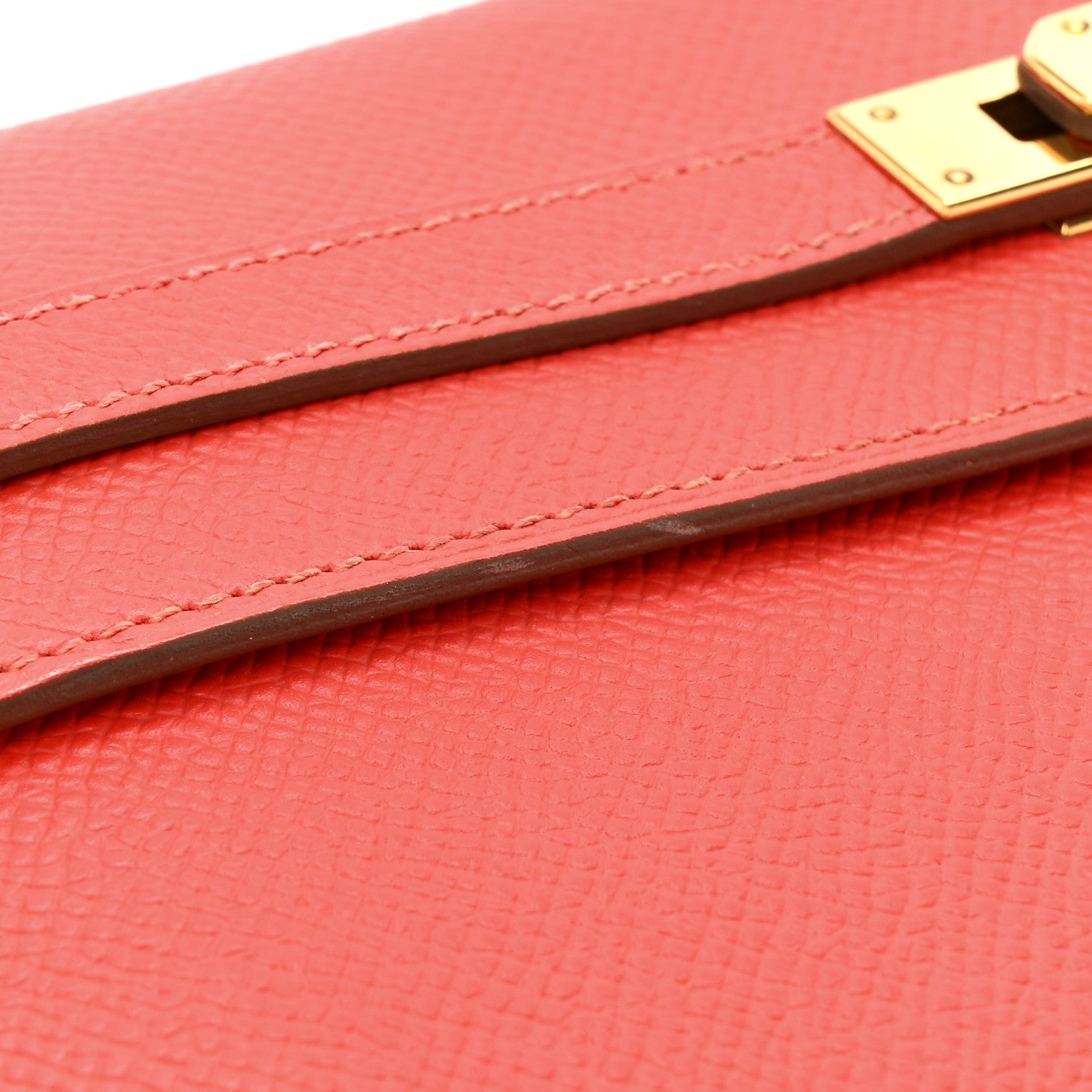 Hermes Epsom Kelly Longue Wallet Rose Jaipur 8 of 12