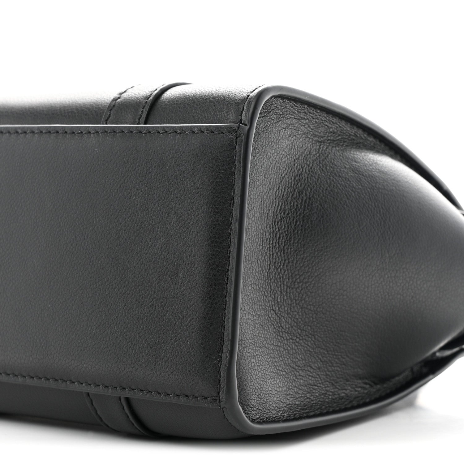 Mulberry Small Classic Grain Micro Bayswater Zip Tote Black 9 of 9