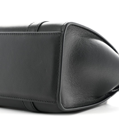 Mulberry Small Classic Grain Micro Bayswater Zip Tote Black 9 of 9