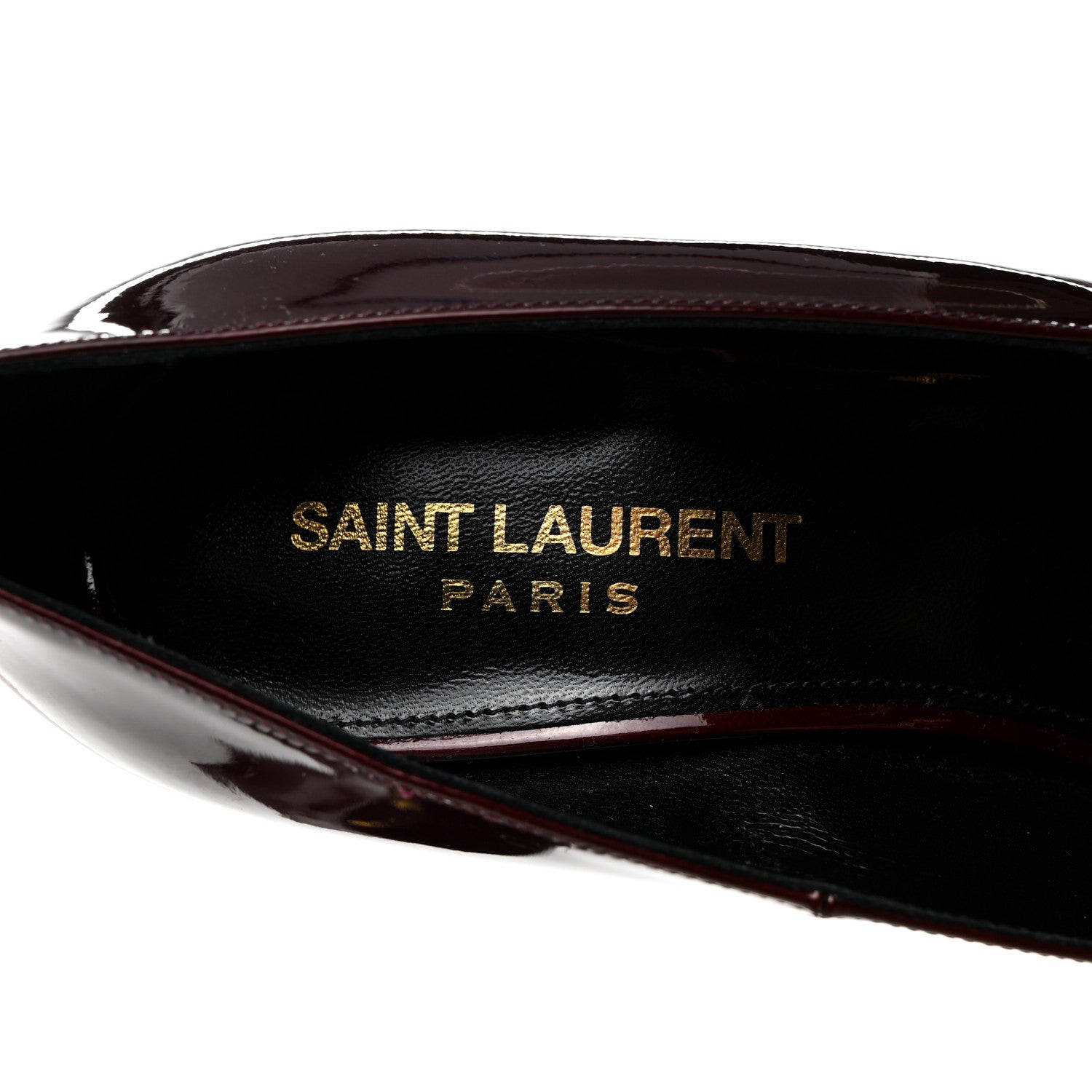 Saint Laurent Patent Severine Pumps 36 Deep 36 Bordeaux 6 of 8