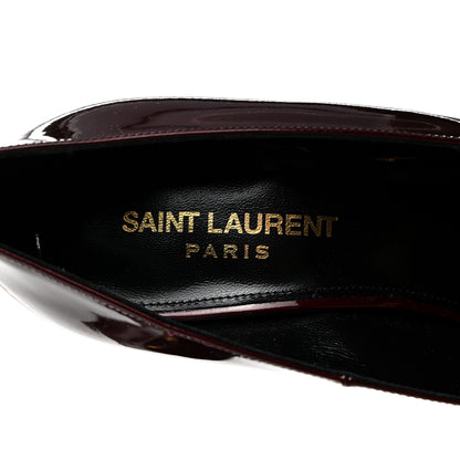Saint Laurent Patent Severine Pumps 36 Deep 36 Bordeaux 6 of 8