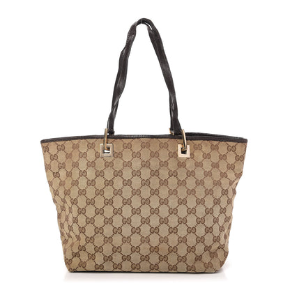 Gucci Monogram Large Bucket Tote Dark Brown 1 of 13