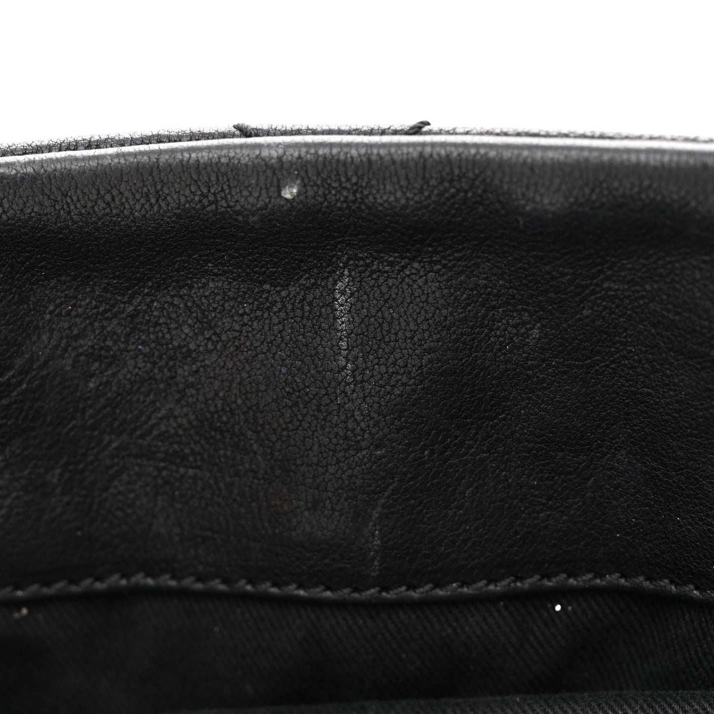 Calfskin Small Diamond Stitch Tote Black