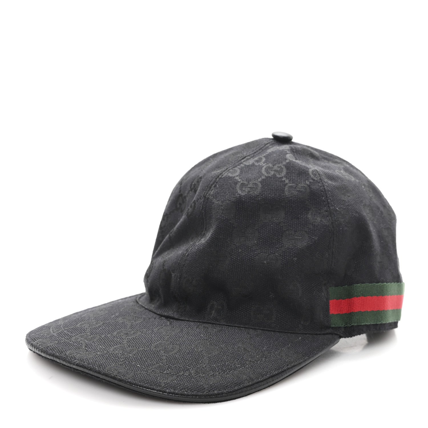 Gucci Monogram Web Baseball Hat L Black 1 of 10