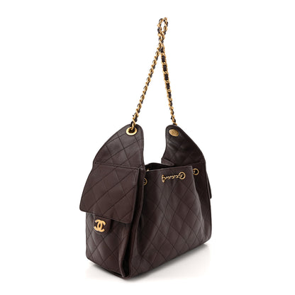 Chanel Caviar Quilted Small Chanel 25 Handbag Dark Brown 3 of 10