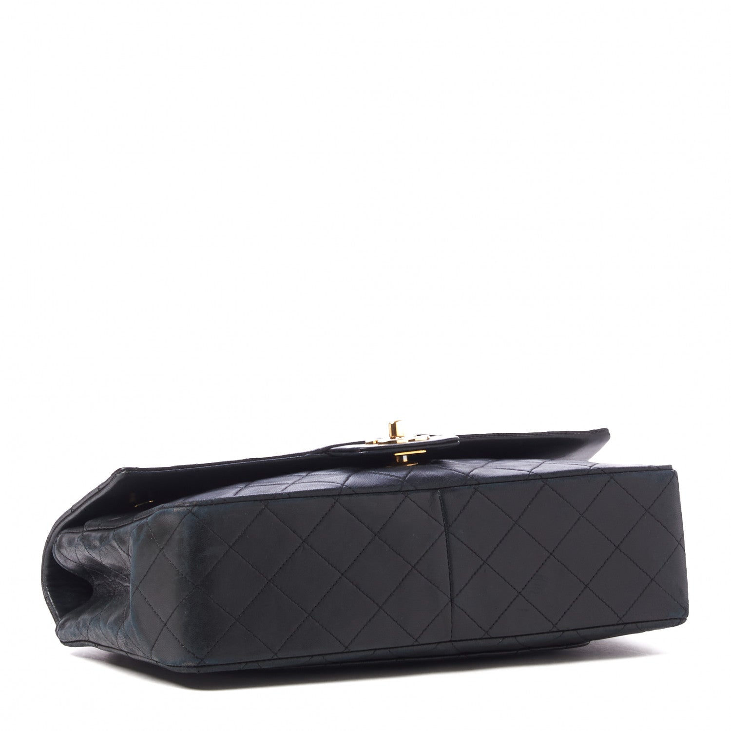 Chanel Lambskin Quilted Medium Single Flap Black 4 of 10