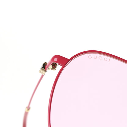 Gucci Metal Round GG Sunglasses GG1142SA Pink 8 of 9