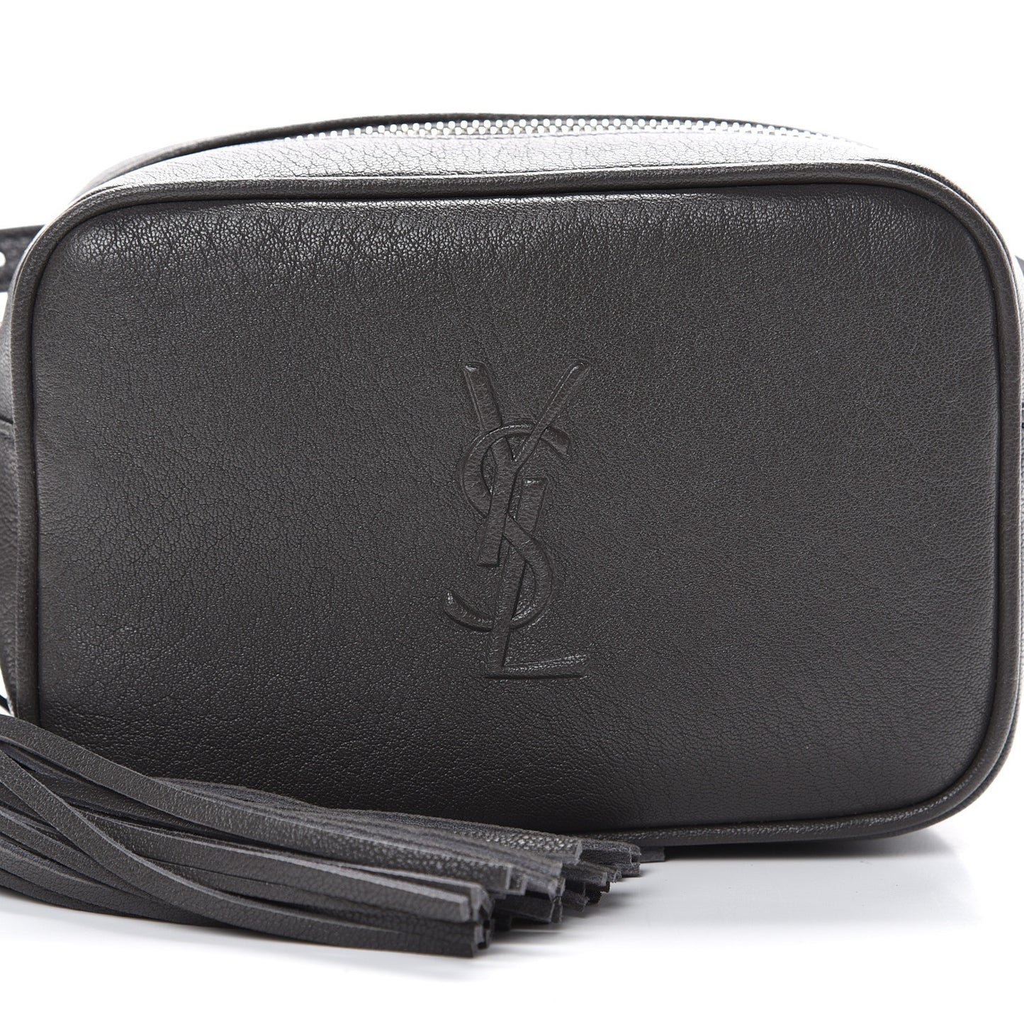 Lambskin Monogram Lou Belt Bag Asphalt