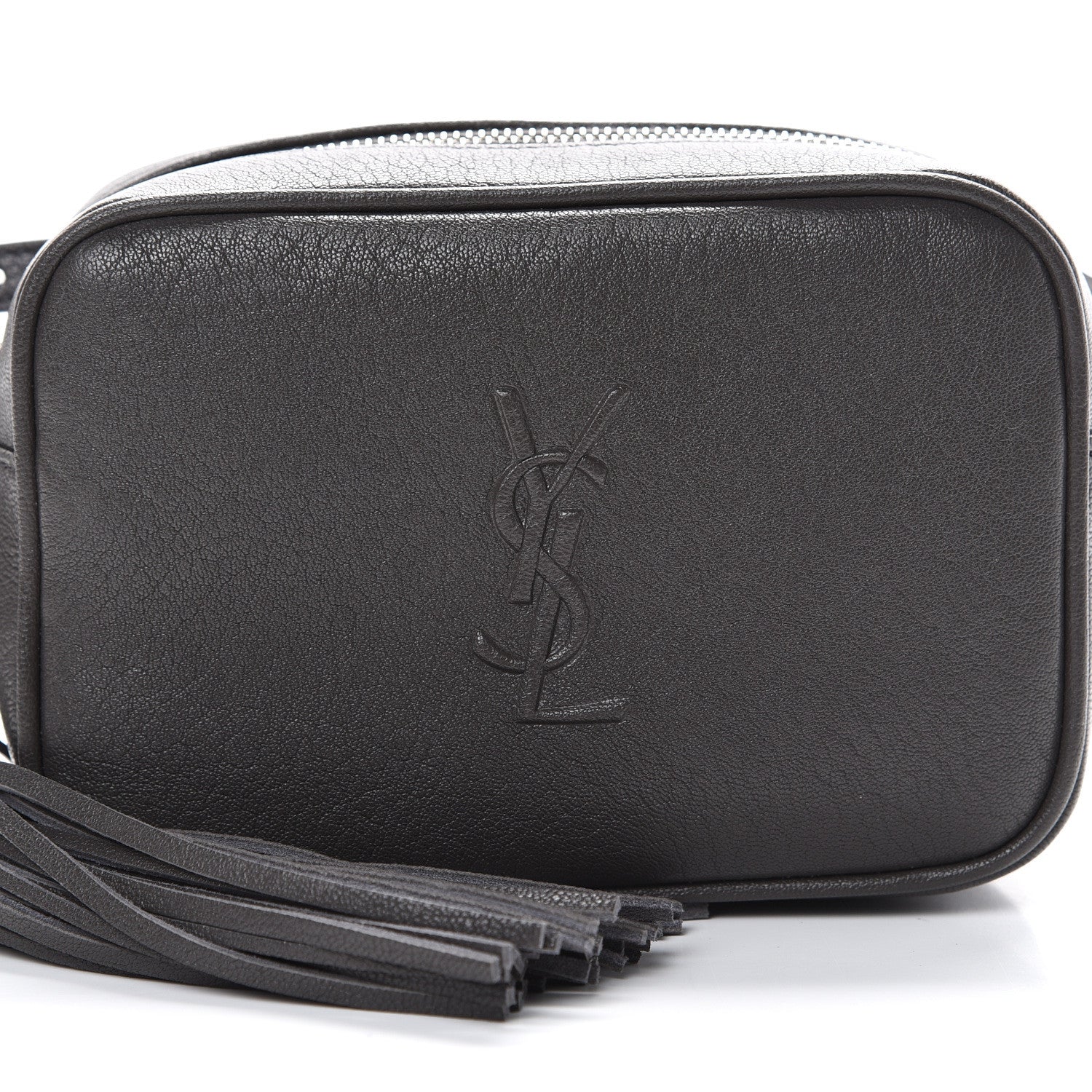 Saint Laurent Lambskin Monogram Lou Belt Bag Asphalt 7 of 9