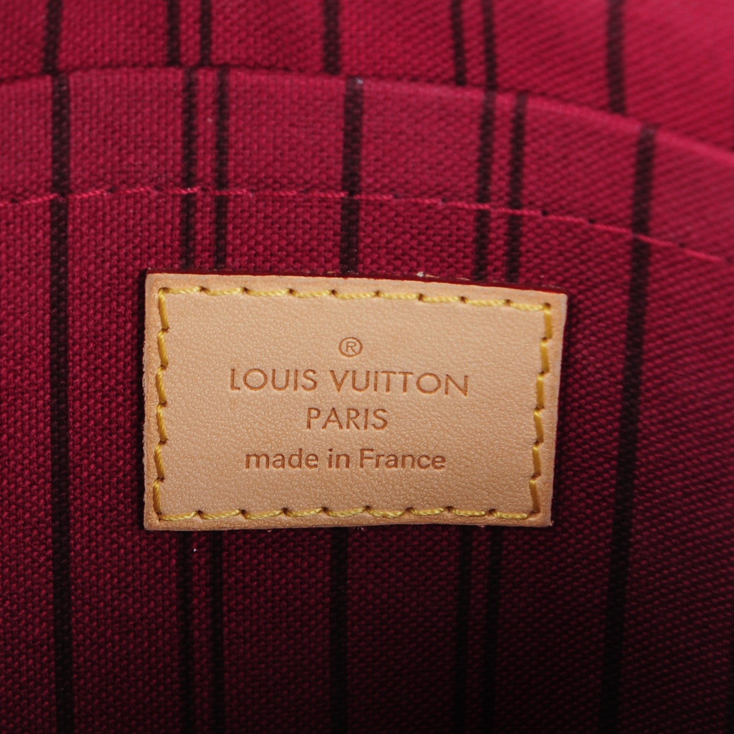 Louis Vuitton Monogram Neverfull MM GM Pochette Fuchsia 6 of 7