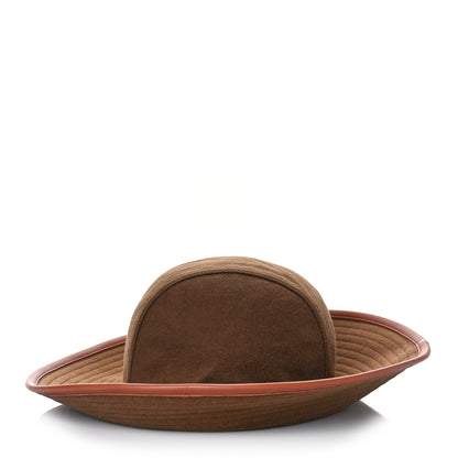 Hermes Cashmere Colette Hat 58 Brun D' Automne Cognac 3 of 7