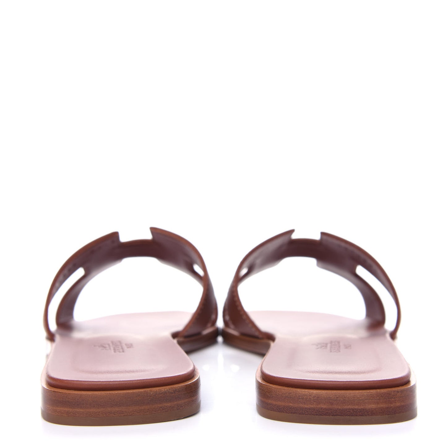 Box Calfskin Oran Sandals 39.5 Gold
