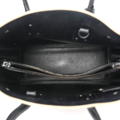 Saint Laurent Calfskin Small Sac De Jour Black White 5 of 13