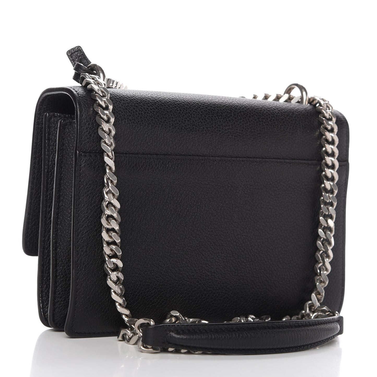 Grained Calfskin Small Monogram Sunset Black