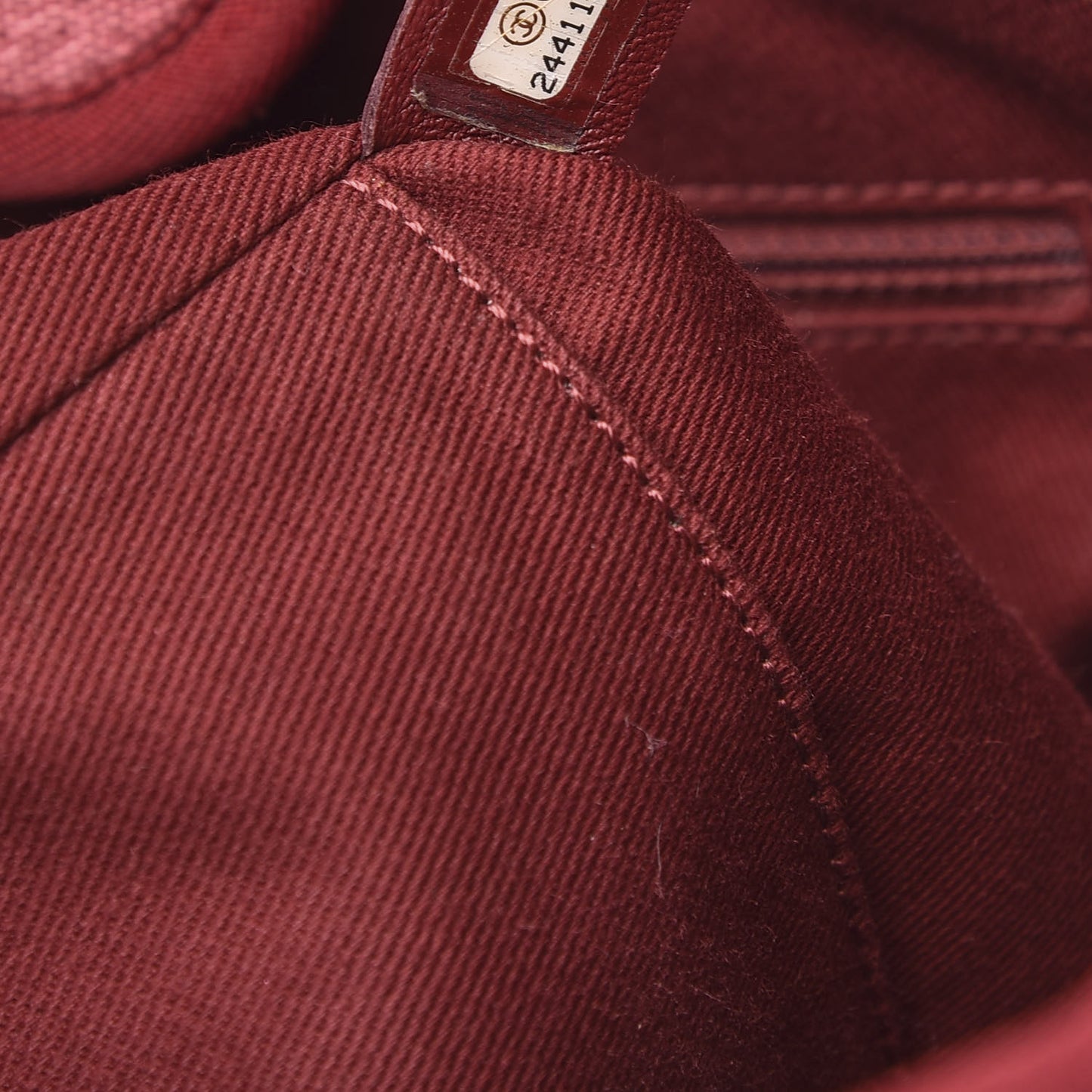 Canvas Mini Deauville Tote Red