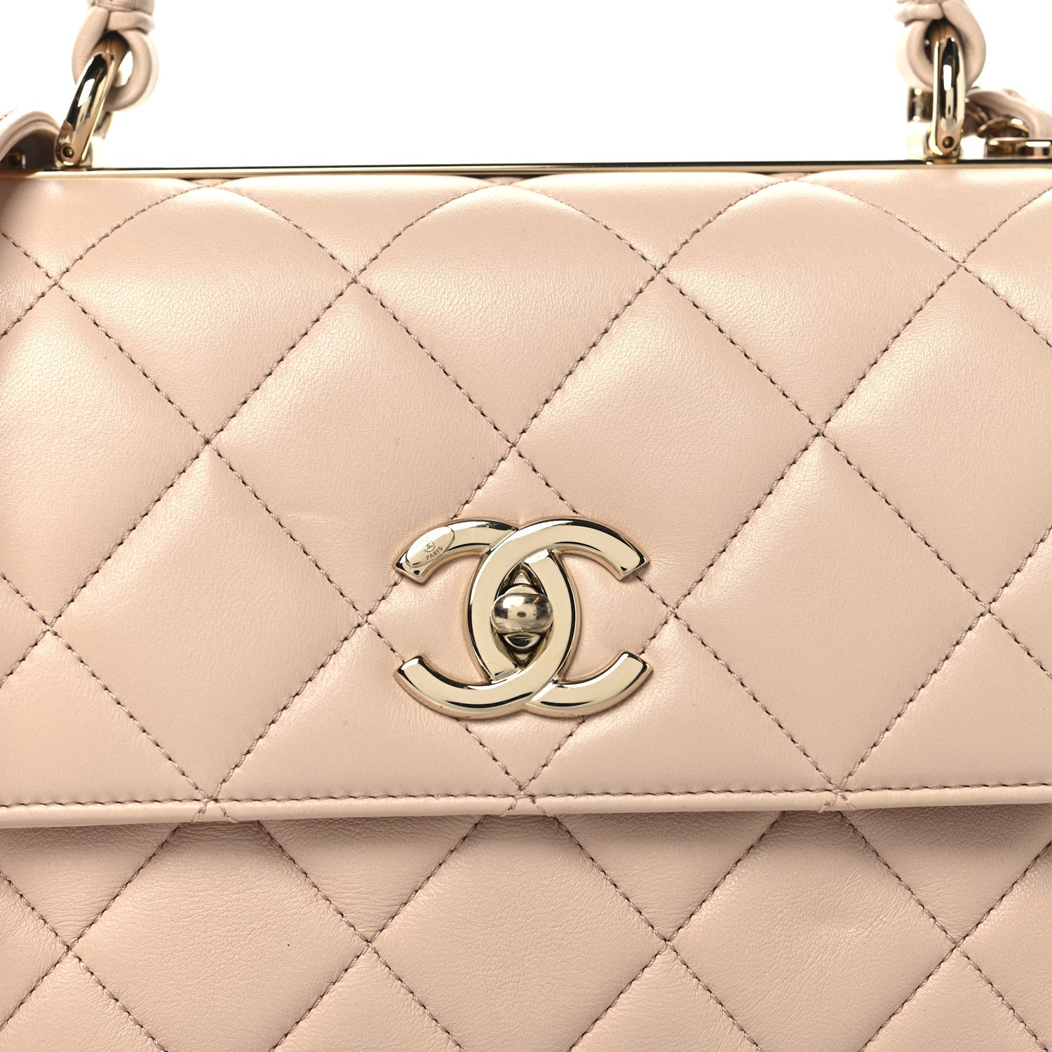 Chanel Lambskin Quilted Small Trendy CC Flap Dual Handle Bag Light Pink 10 of 12