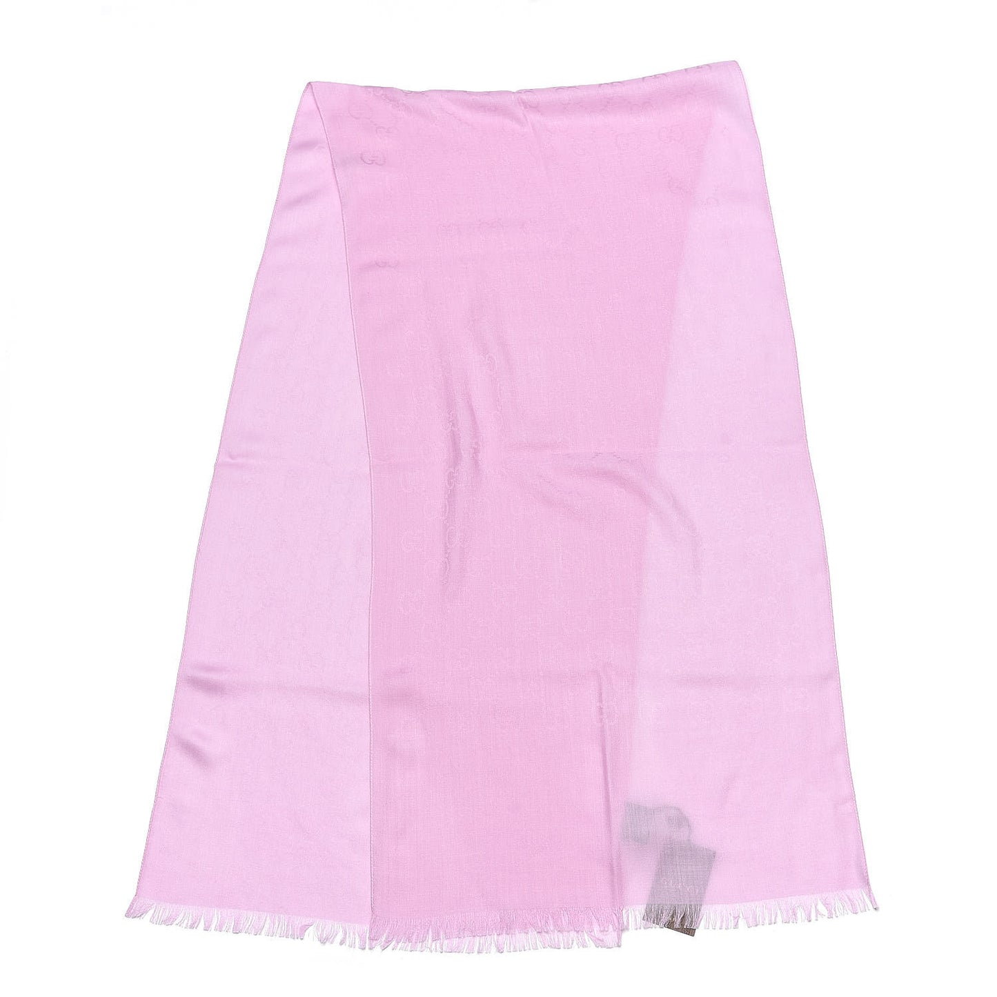 Wool Silk GG Monogram GGNat Scarf Rose